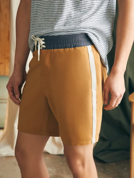 Sunwashed Boardshort - Malibu Honey