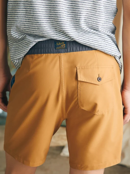 Sunwashed Boardshort - Malibu Honey