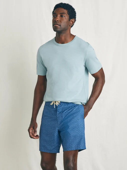 Sunwashed Boardshort - Midnight Fishscale
