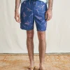 Sunwashed Boardshort - Navy Pink Waterways