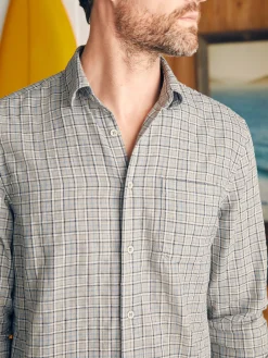 Sunwashed Chambray Shirt - Silver Falls Plaid