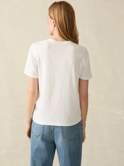 Sunwashed Crew Tee - White