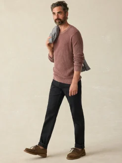Sunwashed Crewneck Sweater (Tall) - Plum Wine