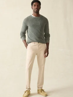 Sunwashed Crewneck Sweater (Tall) - Mountain Olive