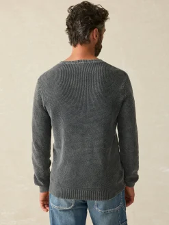 Sunwashed Crewneck Sweater (Tall) - Faded Black