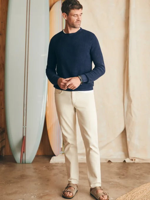 Sunwashed Crewneck Sweater - Blue Nights