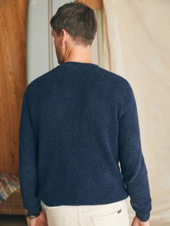 Sunwashed Crewneck Sweater - Blue Nights