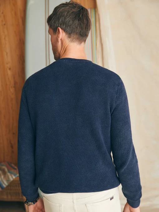 Sunwashed Crewneck Sweater - Blue Nights