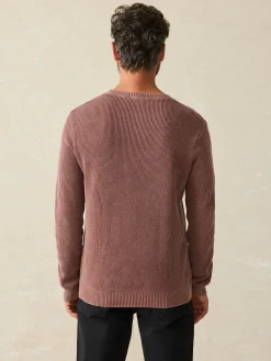 Sunwashed Crewneck Sweater (Tall) - Plum Wine