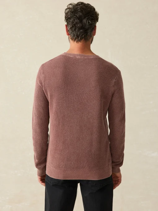 Sunwashed Crewneck Sweater (Tall) - Plum Wine