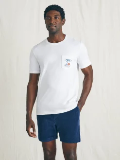 Sunwashed Graphic Tee - White