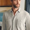 Sunwashed Knit Shirt - Heather Grey
