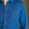 Sunwashed Knit Shirt - Medium Indigo Wash