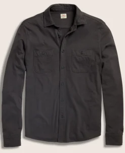 Sunwashed Knit Shirt - Washed Black