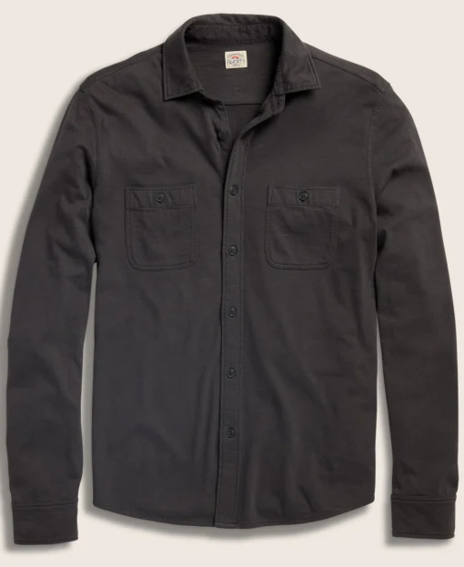 Sunwashed Knit Shirt - Washed Black