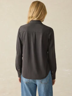 Sunwashed Knit Shirt - Washed Black