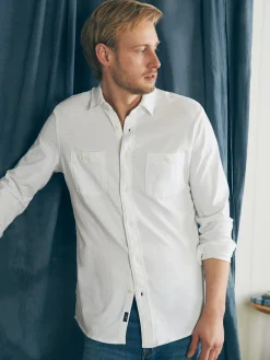 Sunwashed Knit Shirt - White