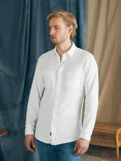 Sunwashed Knit Shirt - White