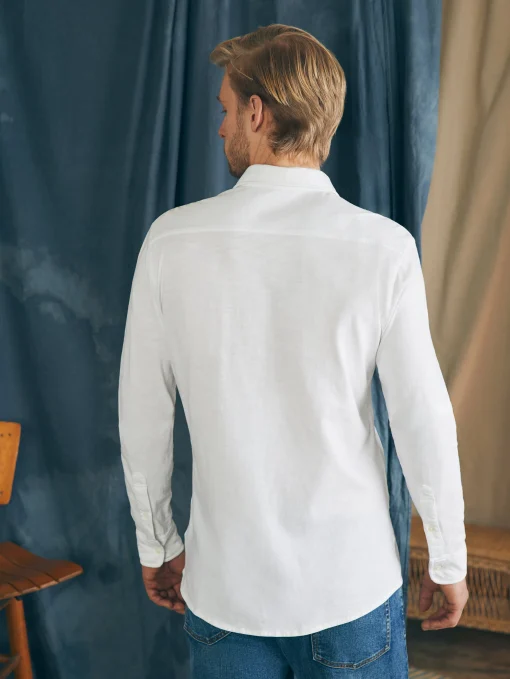 Sunwashed Knit Shirt - White