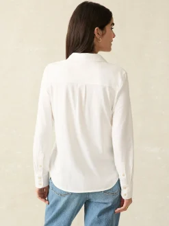 Sunwashed Knit Shirt - White