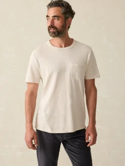 Sunwashed Pocket Tee - Arctic Frost Heather