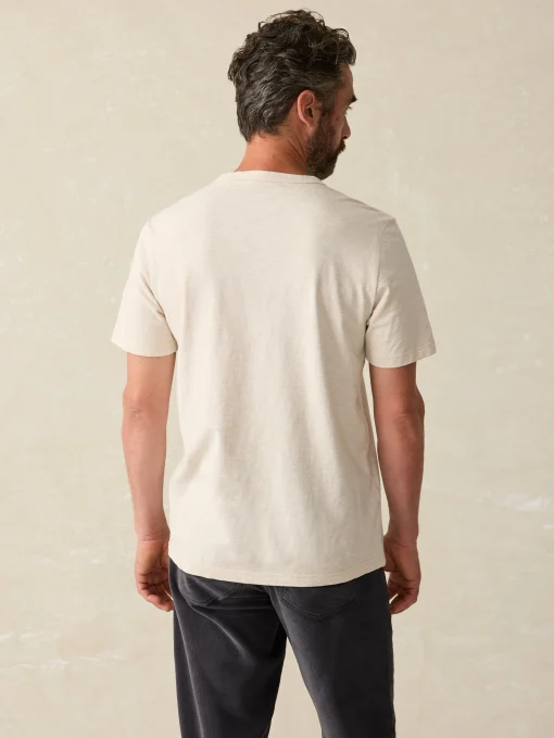 Sunwashed Pocket Tee - Arctic Frost Heather