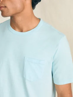 Sunwashed Pocket Tee - Blue Oasis