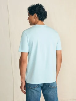 Sunwashed Pocket Tee - Blue Oasis