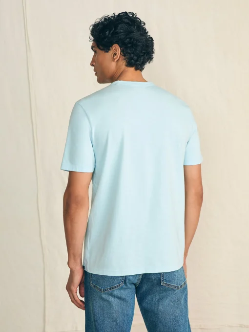 Sunwashed Pocket Tee - Blue Oasis