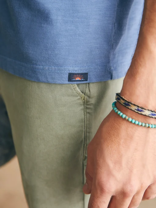 Sunwashed Pocket Tee - Blue Horizon
