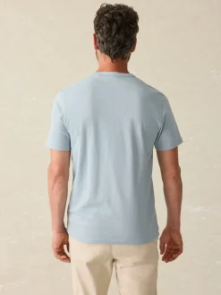 Sunwashed Pocket Tee - Blue Breeze