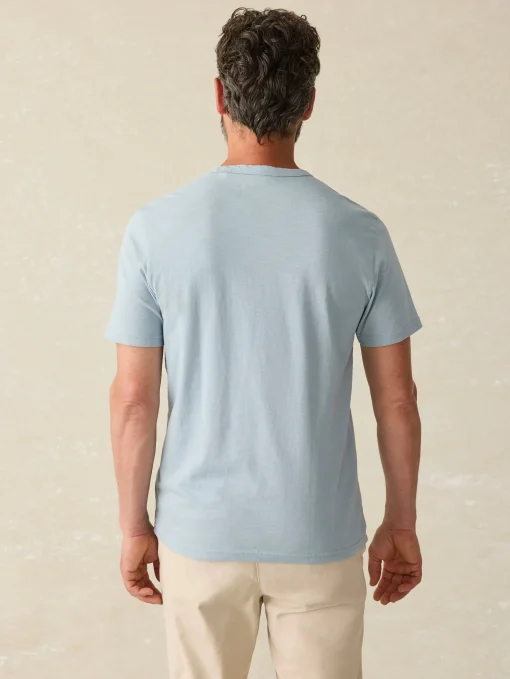 Sunwashed Pocket Tee - Blue Breeze