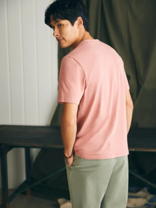 Sunwashed Pocket Tee - Faded Flag
