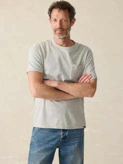 Sunwashed Pocket Tee - Heather Grey