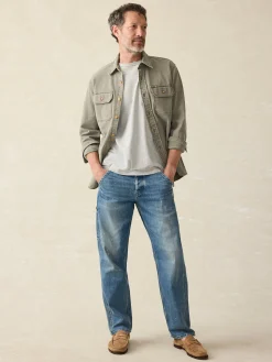 Sunwashed Pocket Tee - Heather Grey