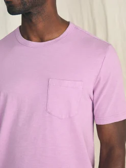 Sunwashed Pocket Tee - Summer Violet