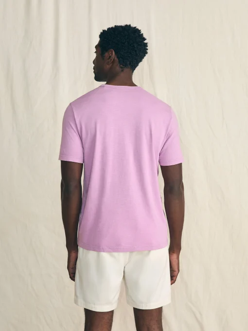 Sunwashed Pocket Tee - Summer Violet
