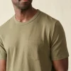 Sunwashed Pocket Tee (Tall) - Olive
