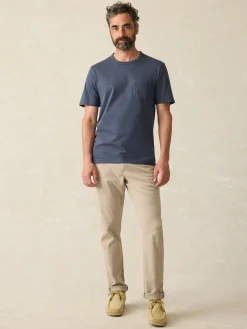 Sunwashed Pocket Tee (Tall) - Dune Navy