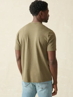 Sunwashed Pocket Tee (Tall) - Olive