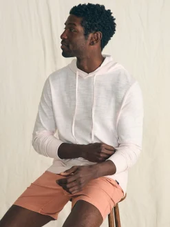 Sunwashed Slub Hoodie - Rosy Shell