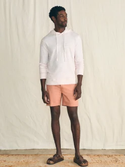 Sunwashed Slub Hoodie - Rosy Shell