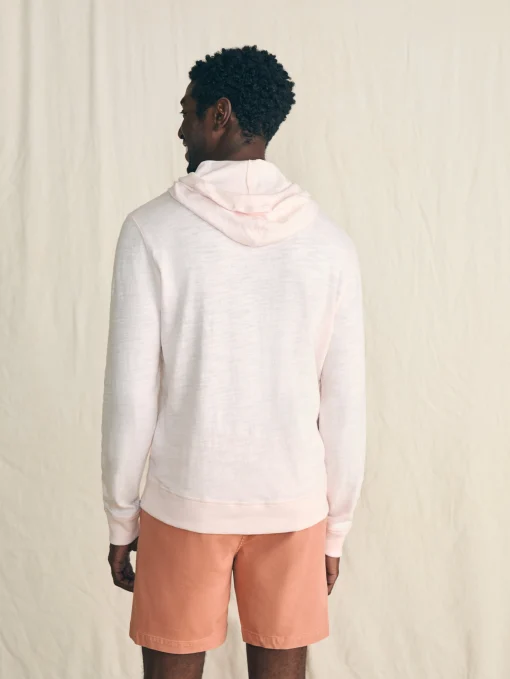Sunwashed Slub Hoodie - Rosy Shell