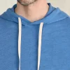 Sunwashed Slub Hoodie (Tall) - Blue Horizon