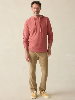 Sunwashed Slub Hoodie (Tall) - Fall Red