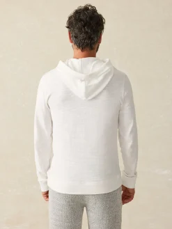 Sunwashed Slub Hoodie (Tall) - White