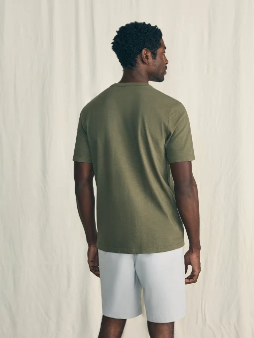 Sunwashed Tee - Olive