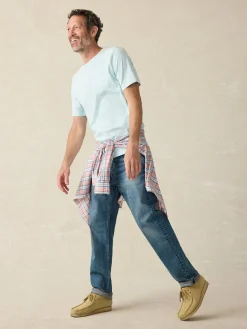 Sunwashed Tee (Tall) - Blue Oasis