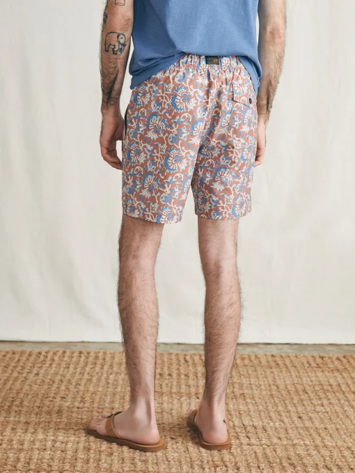 Sunwashed Trunk - Clay Oceanside Floral