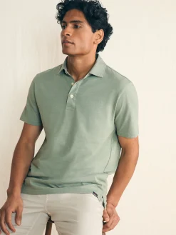 Sunwashed T-Shirt Polo - Faded Sage